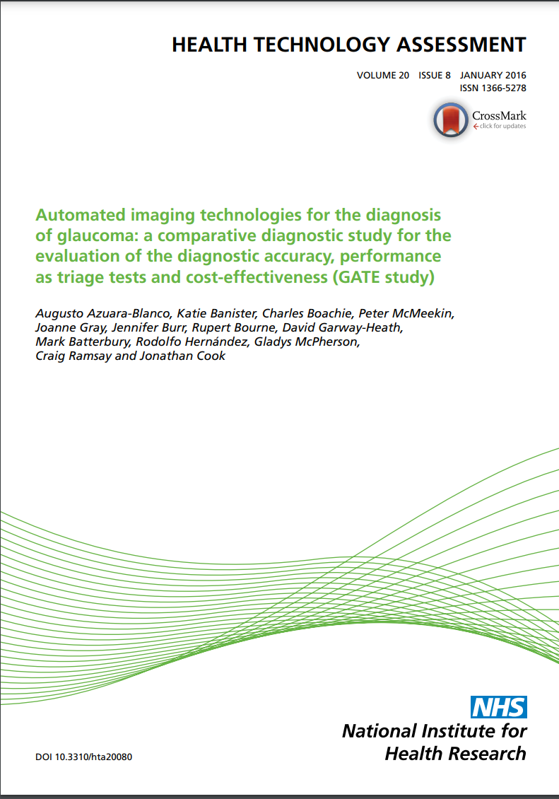 Automated Imaging Technology, Glaucoma, Diagnosis